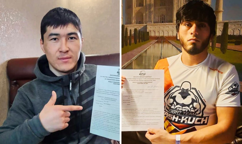 Орозбек Марипов и Фарух Аджиев подписали контракт с лигой Хабиба Нурмагомедова