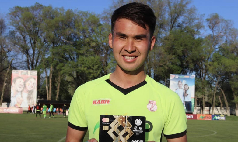 КПЛ: Атай Джумашев - лучший игрок матча «Абдыш-Ата» - «Каганат»