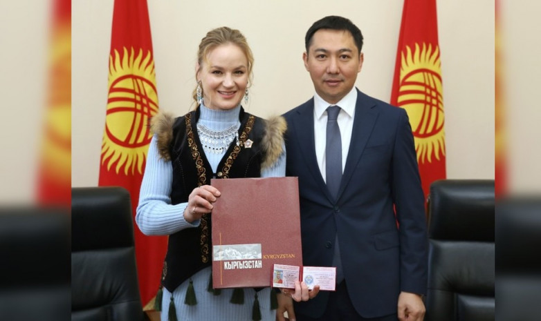 Валентина Шевченко награждена нагрудным знаком «Отличник спорта»
