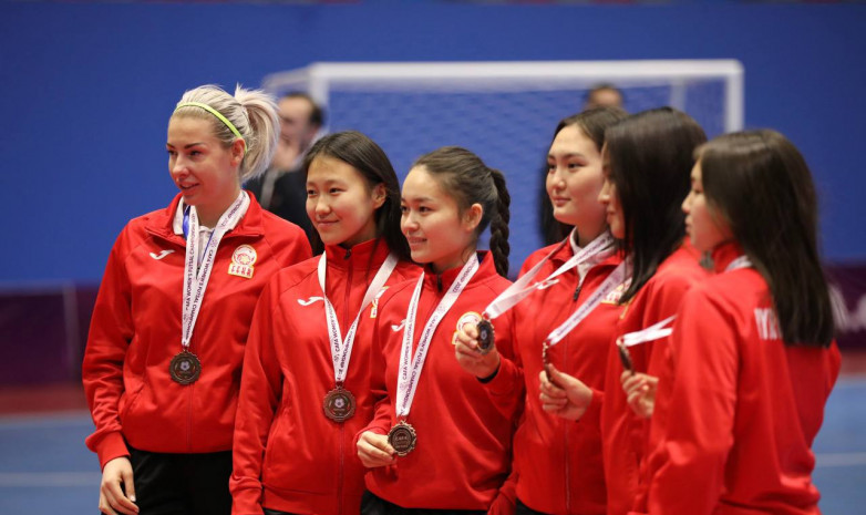 Кыргызстан занял третье место на турнире CAFA Women’s Futsal Championship