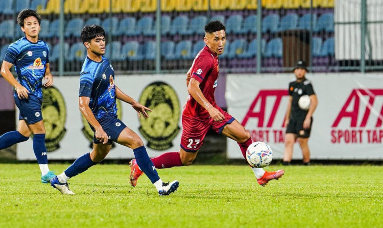 Кубок Футбольной ассоциации Малайзии: Матч команды Ахматалиева и Даниярова. ONLINE