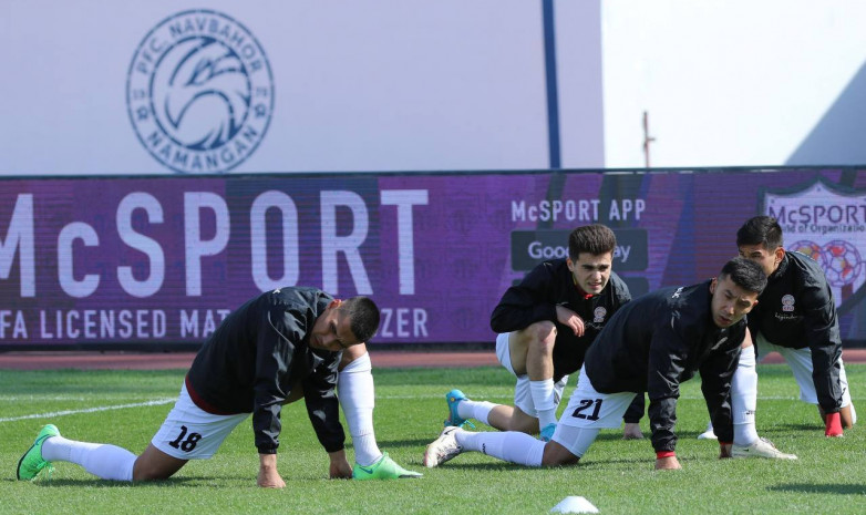Navruz Cup: Предматчевая тренировка сборной Кыргызстана перед игрой с Таджикистаном. ФОТО