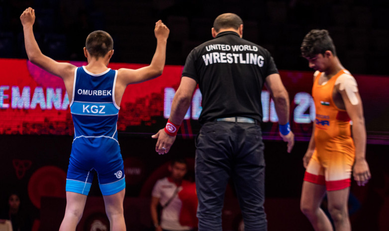 Чемпионат Азии U-15: Сборная Кыргызстана по вольной борьбе завоевала 5 медалей