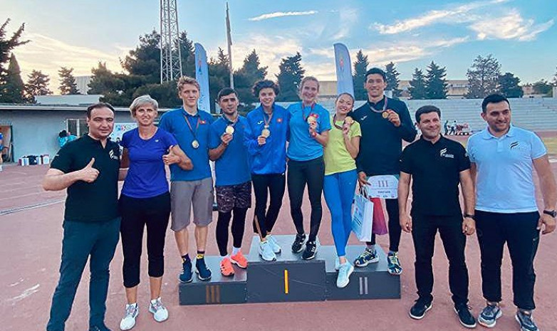 Легкоатлеты из Кыргызстана завоевали медали в Азербайджане