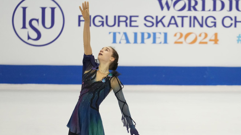 Фигуристка из Кыргызстана заняла 30 место на молодежном чемпионате мира
