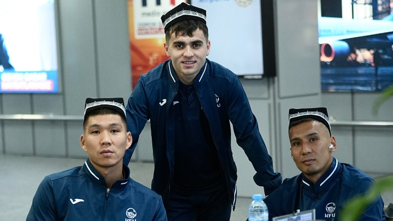 Сборная Кыргызстана по футболу прибыла в Ташкент