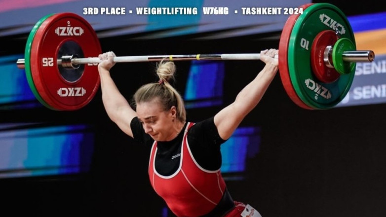 Татьяна Мельниченко заняла 4 место на чемпионате Азии по тяжелой атлетике