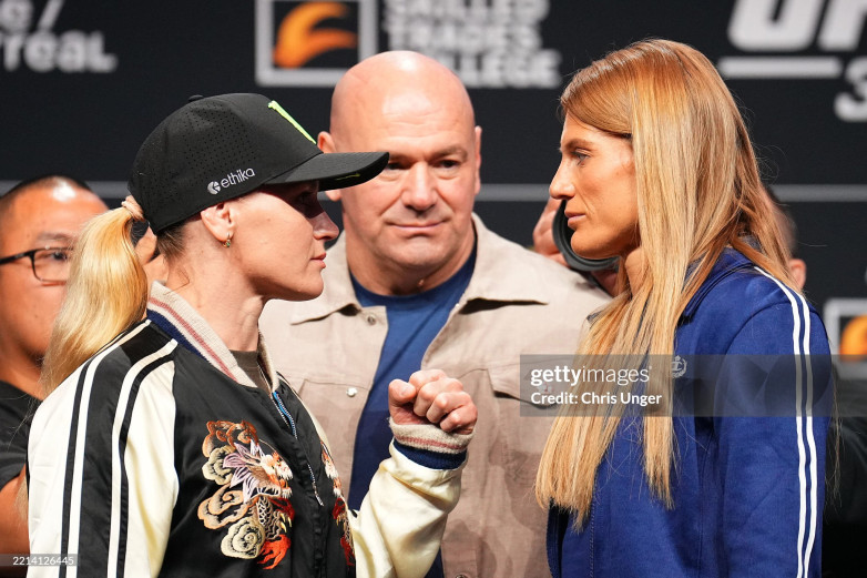 Битва взглядов Валентины Шевченко и Манон Фиоро. ВИДЕО