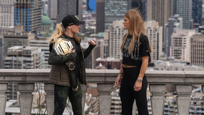 UFC 315: Валентина Шевченко встретилась с Манон Фиоро лицом к лицу. ВИДЕО