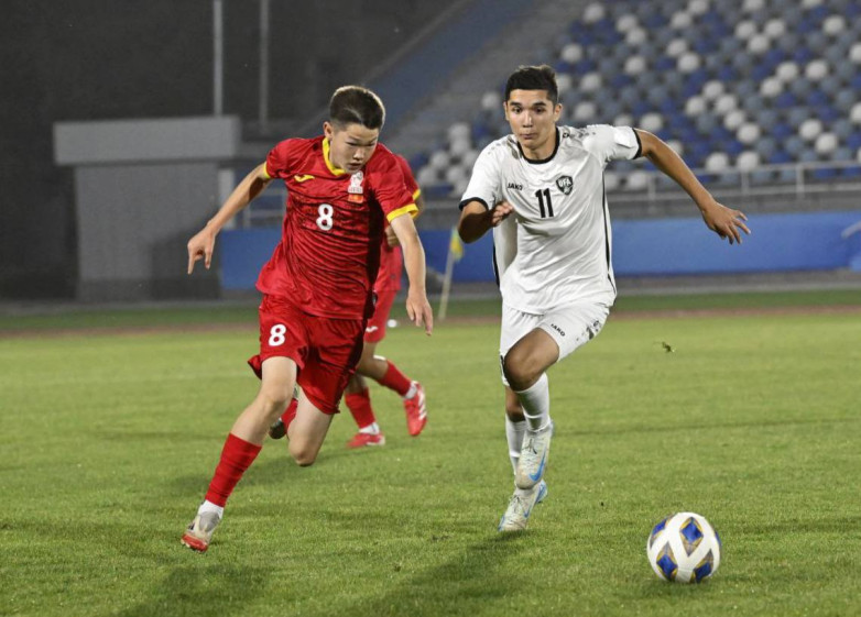 CAFA U-17: красивый гол сборной Кыргызстана со штрафного. ВИДЕО