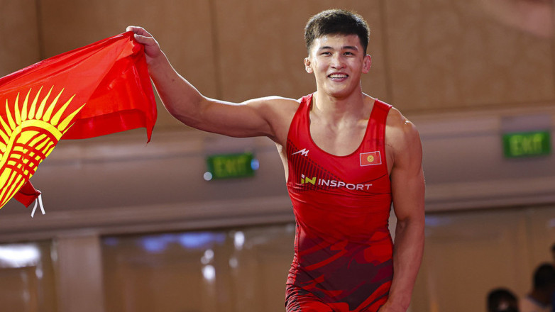 19-летний Асан Жанышов в третий раз подряд выиграл чемпионат Азии U23