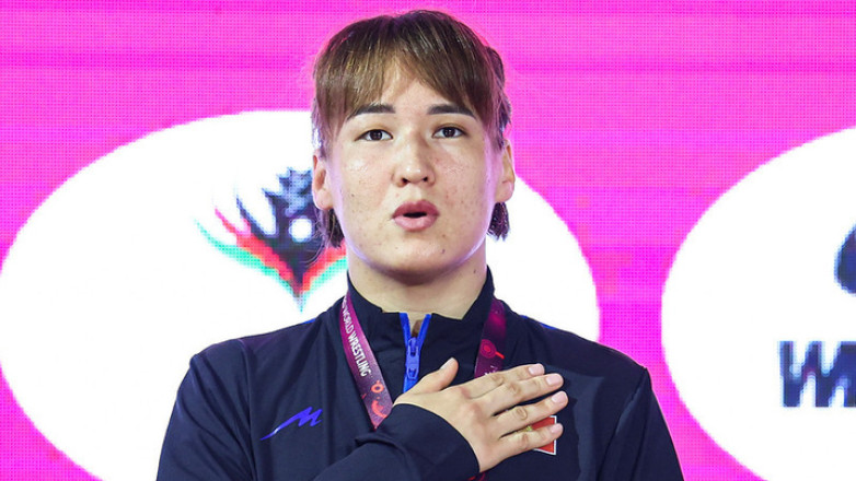 Нурзат Нуртаева — чемпионка Азии по борьбе U23