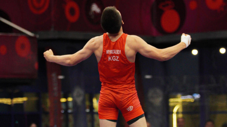 Состав сборной Кыргызстана по греко-римской борьбе на чемпионат Азии U20 в Бишкеке