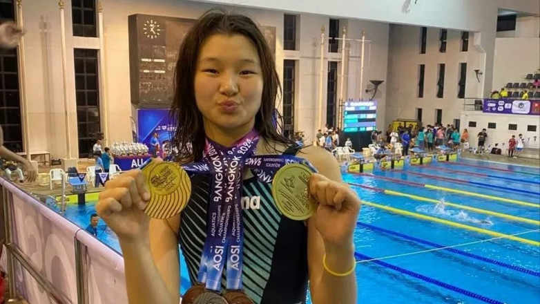 Айымкыз Айдаралиева заняла 45 место на чемпионате мира по водным видам спорта