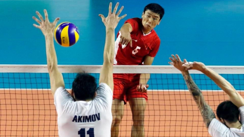 Состав команды из Кыргызстана на Лига чемпионов CAVA по волейболу