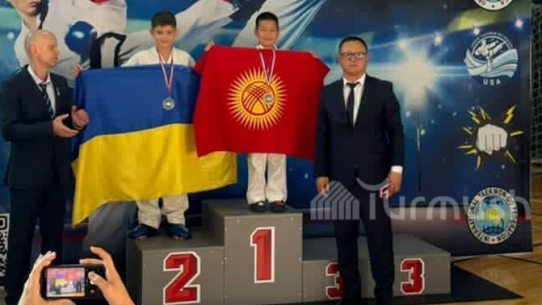 9-летний Алымбек Каныбеков выиграл турнир по таэквондо в Чикаго