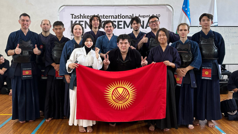 Кыргызстанские кэндоисты выступили на семинаре и соревнованиях в Узбекистане