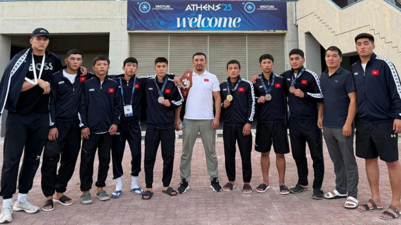 Борцы из Кыргызстана завоевали 7 медалей на чемпионате мира U17 в Греции