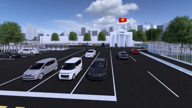 В городе Ош начали реконструкцию центрального стадиона на 12 тыс. мест. Эскизы