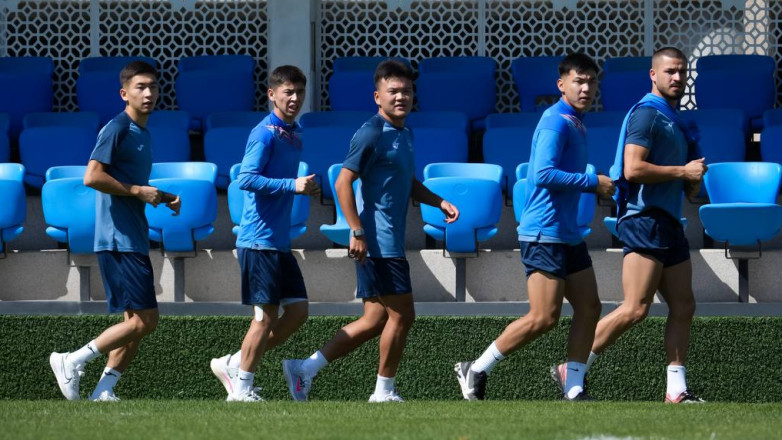 ФОТО: первая тренировка сборной Кыргызстана U23 после победы над Палестиной