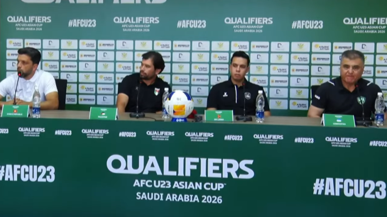 Прямая трансляция предтурнирной пресс-конференции отбора Кубка Азии по футболу U23