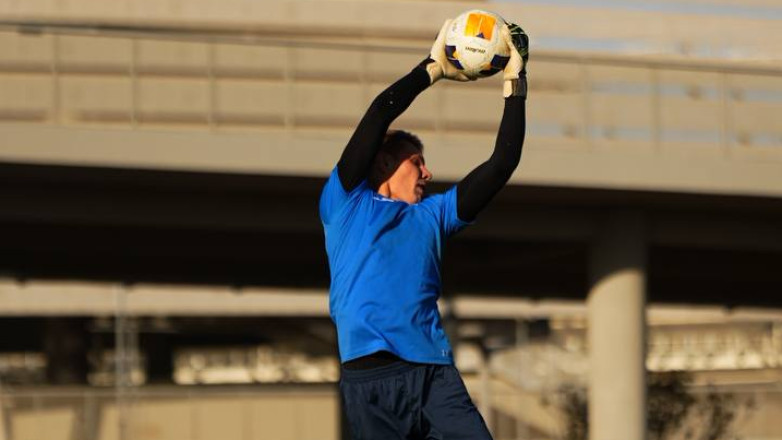 Кубок наций CAFA: официальная тренировка сборной Кыргызстана перед матчем с Оманом. ФОТО