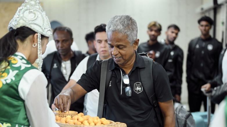 Отбор Кубка Азии U23: как в Бишкеке встретили сборную Шри-Ланки