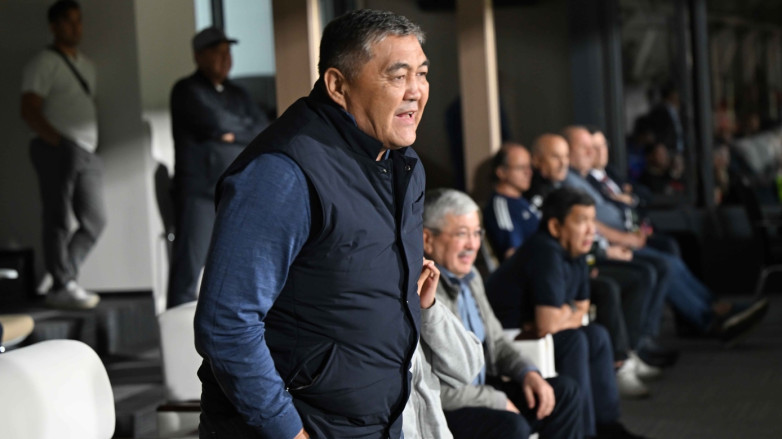 Камчыбек Ташиев пришел посмотреть на игру своего сына в сборной Кыргызстана U23