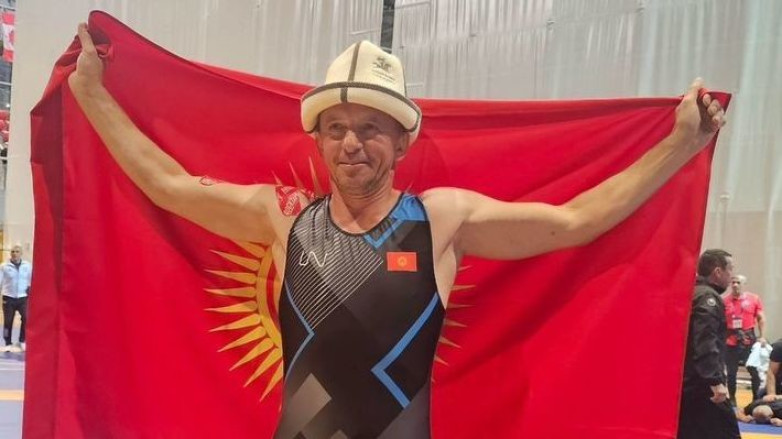У Кыргызстана еще одна медаль на ЧМ по борьбе среди ветеранов