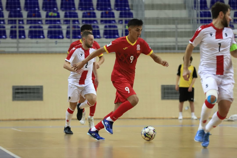 Второй матч Грузия - Кыргызстан в фотографиях