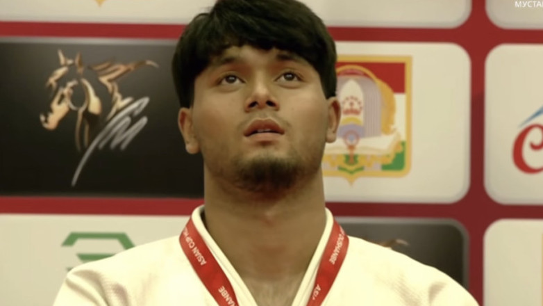 Дзюдоист из Кыргызстана выиграл золото Кубка Азии в Таджикистане