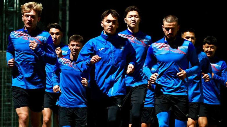 Сборная Кыргызстана U23 провела первую тренировку в Турции. ФОТО