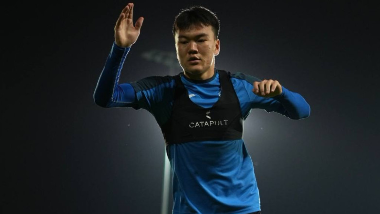 Тренировка сборной Кыргызстана U23 перед матчем с Китаем. ФОТО