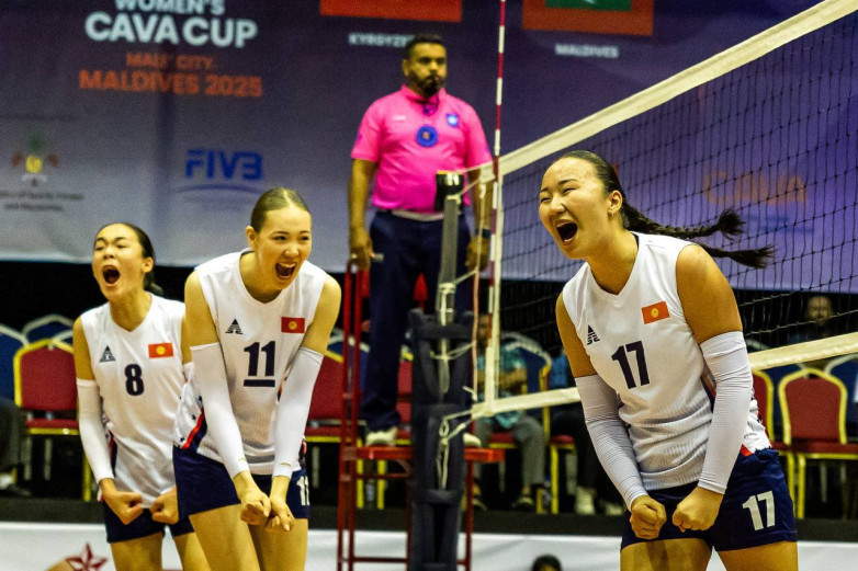 CAVA Cup 2025: кыргызстанки одержали вторую разгромную победу подряд