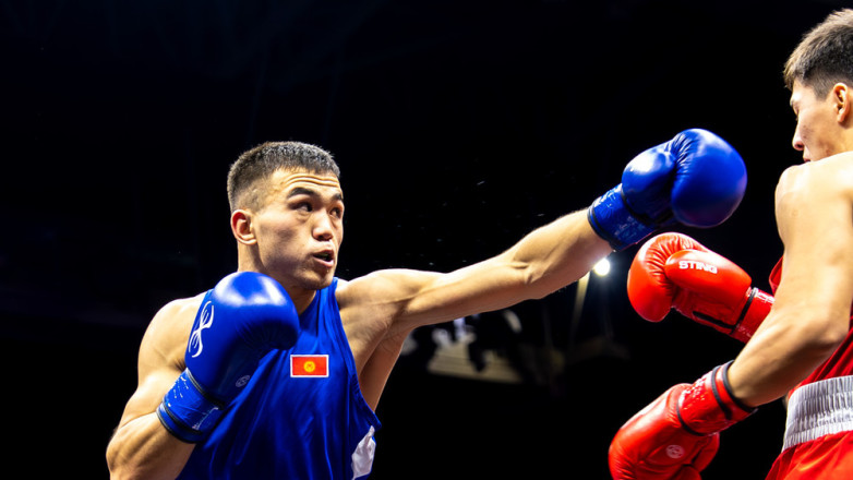 Боксер из Кыргызстана нокаутировал соперника на 22 секунде. ВИДЕО