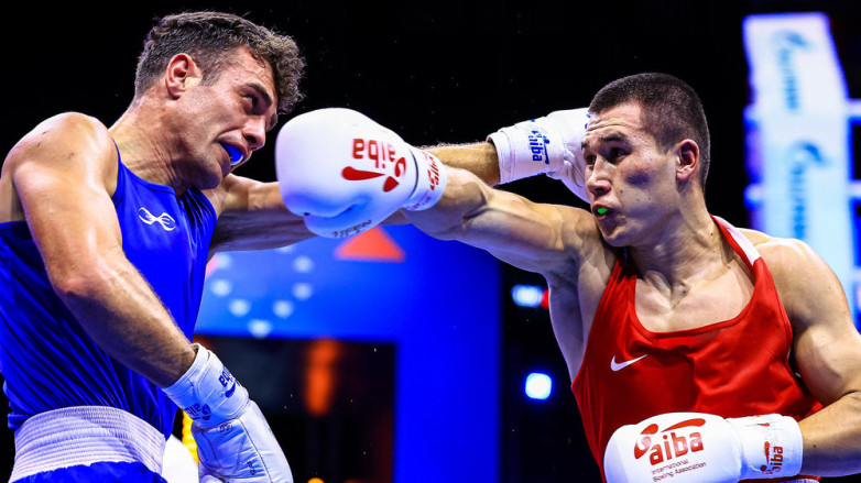 Нокаут в первом раунде. Полное видео боя боксера из Кыргызстана на профи ринге