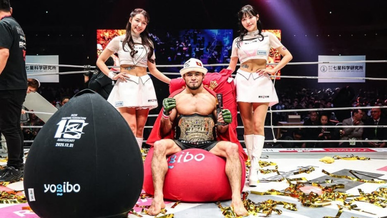 Кыргызстанец стал первым чемпионом RIZIN, дважды защитившим свой титул в полулегком дивизионе
