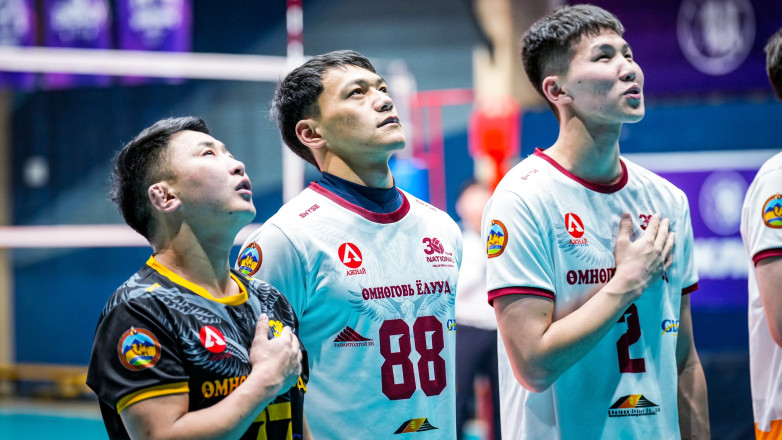Команда кыргызстанца одержала седьмую победу подряд в чемпионате Монголии по волейболу
