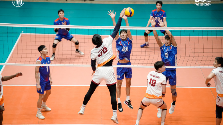 Прямая трансляция матча за 3 место в чемпионате Монголии по волейболу