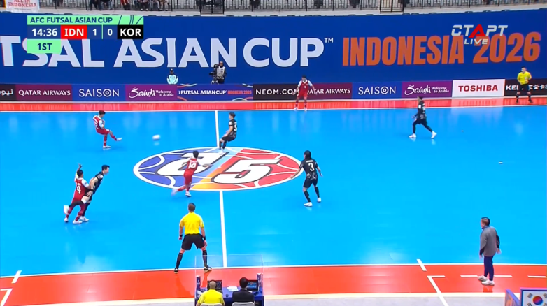 Индонезия - Корея. Прямая трансляция матча Кубка Азии по футзалу
