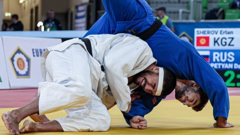 Все победы дзюдоиста из Кыргызстана на Кубке Европы в Словении. ВИДЕО