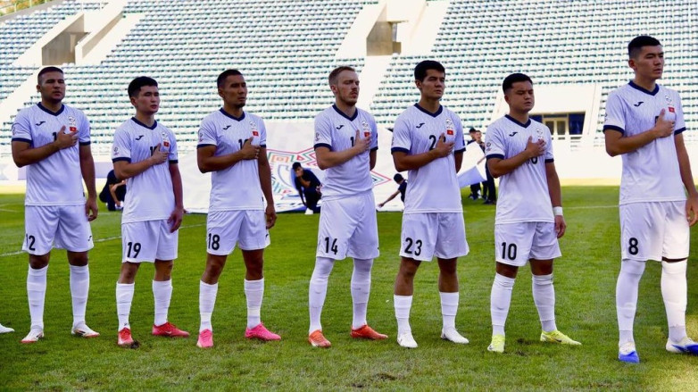 Стартовый состав Кыргызстана на исторический матч в Турции