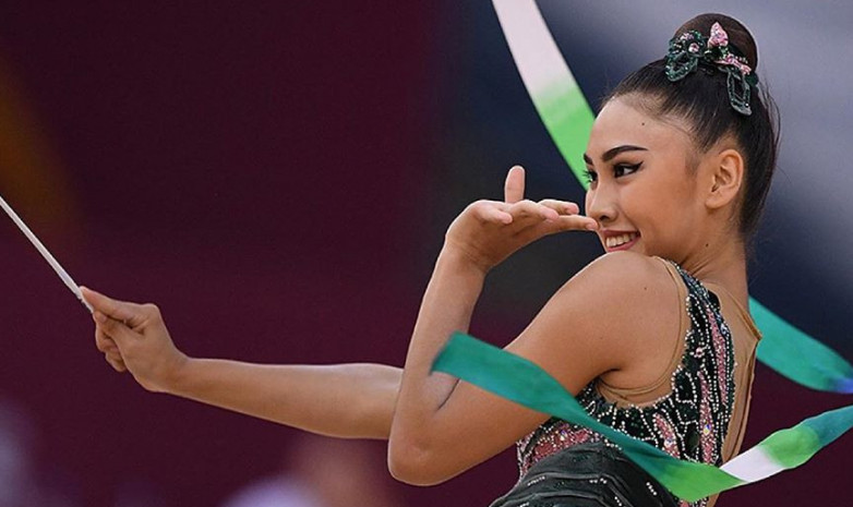 Айша Изабекова - чемпионка Кыргызстана по художественной гимнастике