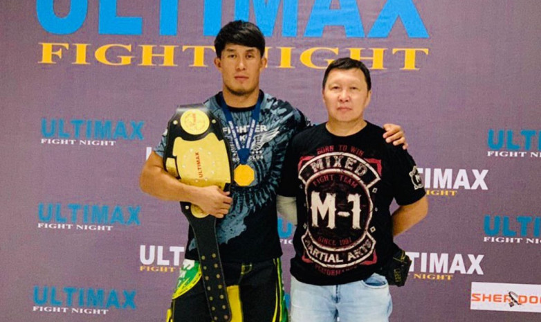 Бексултан Омурзаков выиграл чемпионский пояс Ultimax Fight Nigt в Баку