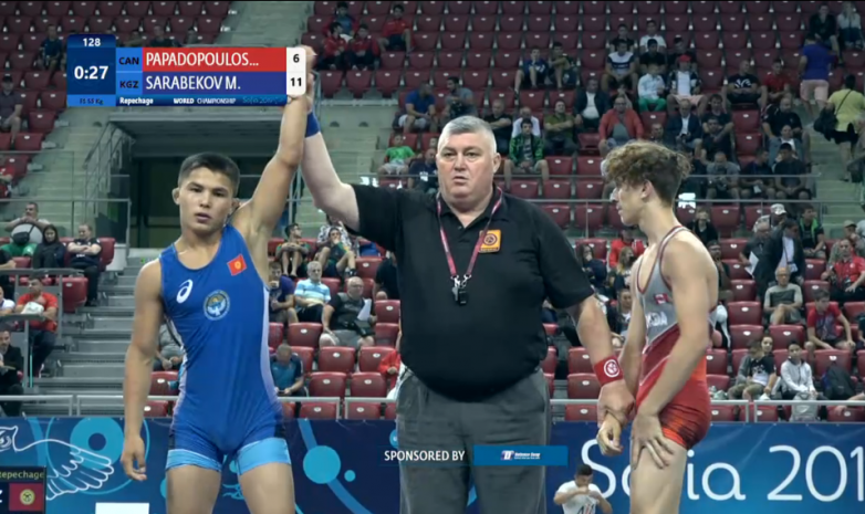 Мирбек Сарабеков занял 7 место на чемпионате мира среди юношей