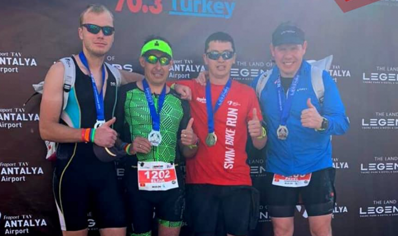 Кыргызстанцы финишировали на IronMan в Турции