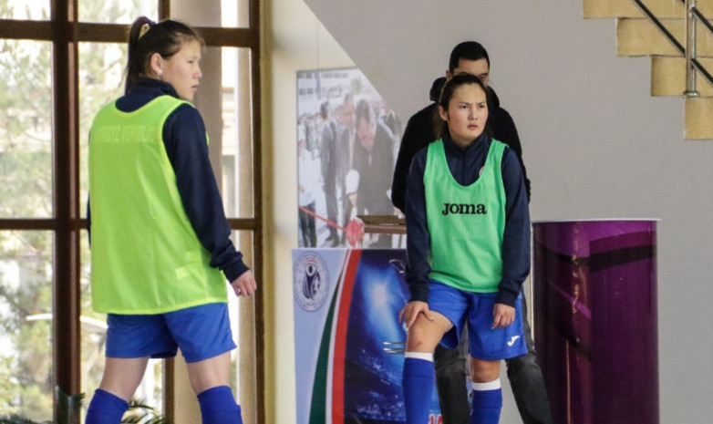ВИДЕО. Первая тренировка женской сборной Кыргызстана (U-19) в Душанбе