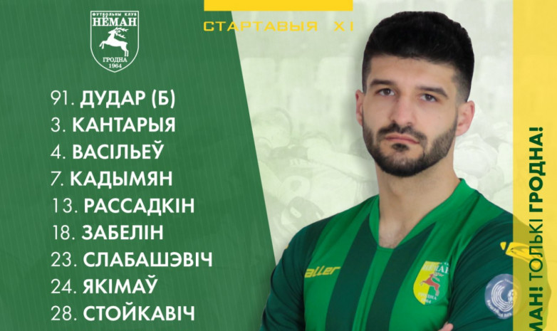 Чемпионат Беларуси: Шигайбаев не попал в заявку на матч против «Шахтера»