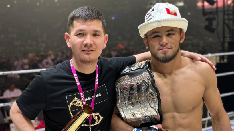 Боец из Кыргызстана выиграл чемпионский пояс в Японии