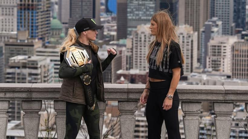 UFC 315: Валентина Шевченко встретилась с Манон Фиоро лицом к лицу. ВИДЕО
